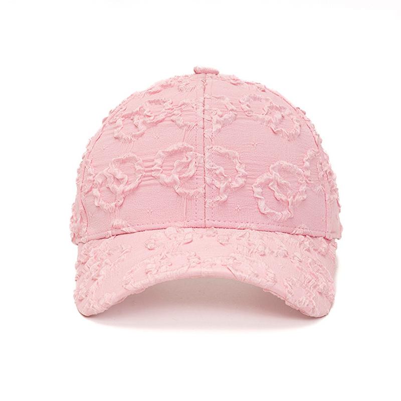 Baseball Cap Women Summer Thin Lace Flower Cap Sunshade Cap