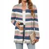 Women's Lightweight Cardigan Sweaters Open Front Long Sleeve Casual Loose Thin Cardigans With Pockets
