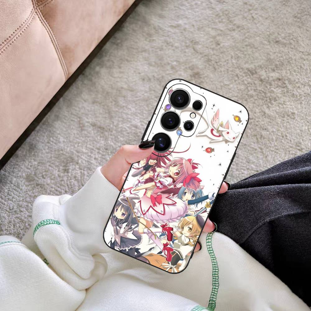 

Милий Аніме Puella Magi Madoka Magica Чохол для Телефону Для Samsung S 24 Fe 25 Ultra Plus 20 Lite 21 30 22 23 24 22 Ultra 5G Fundas Samsung S21 plus