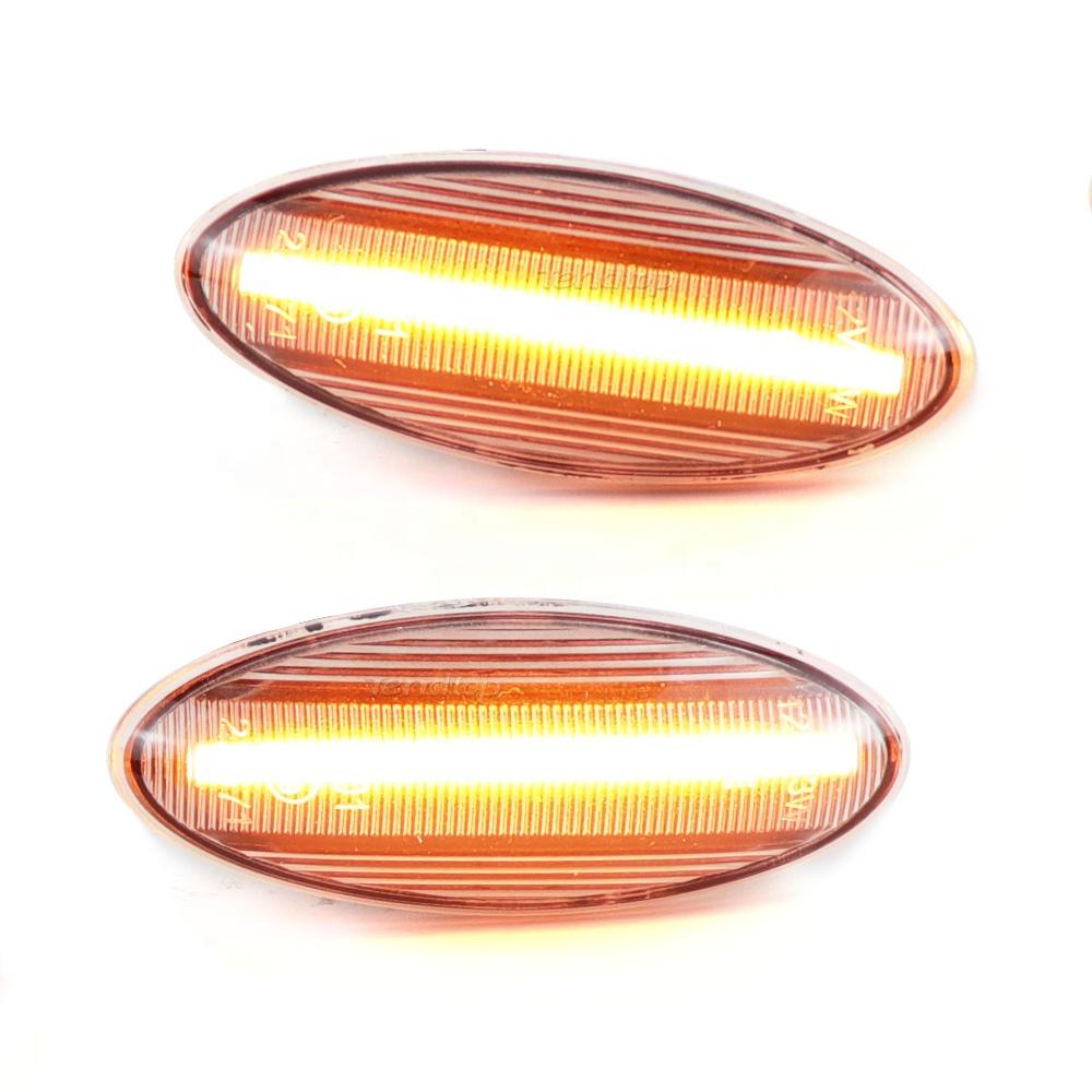 Dynamic Side Marker Turn Signal LAMP for Toyota Yaris Corolla Auris RAV4 ACA3 EMark Sequential Fender Blinker Indicator Lights