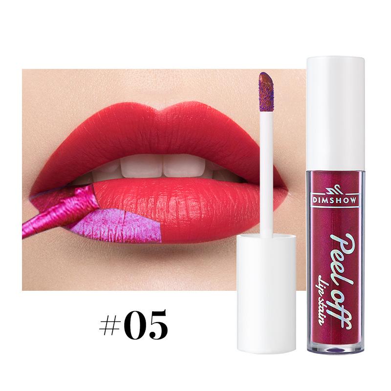 

Dimshow Peel Off Lip Stain Reveal Long Lasting Waterproof Lip Tint Transfer Proof Non-Stick Cup Natural Lip Stain Cosmetics
