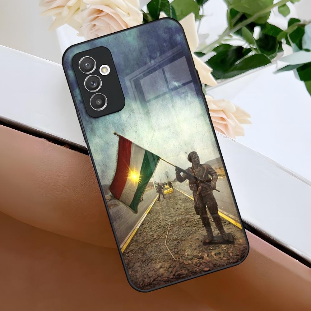 Kurdistan Flag Phone Case for Samsung A15 A25 A35 A55 A14 A24 A34 A54 A13 A23 A33 A53 A12 A22 A32 A52 A11 A05 Cover