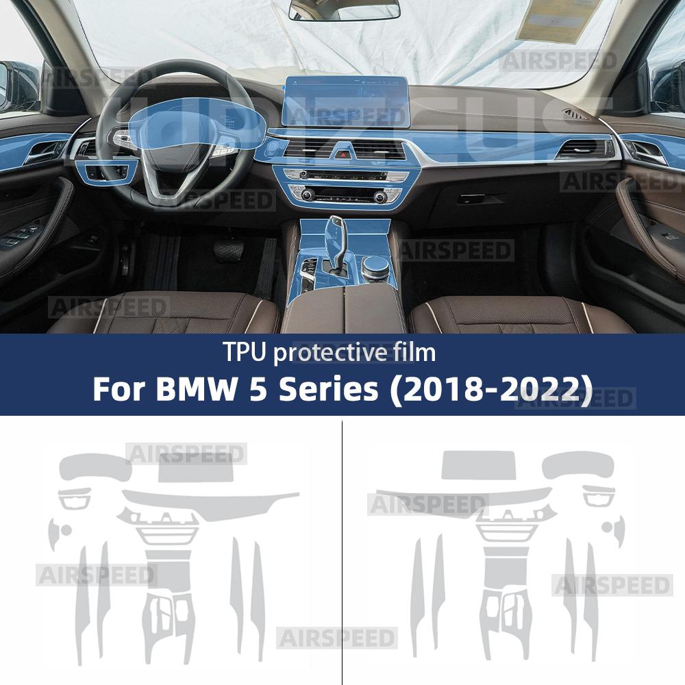 TPU Gear Shift Collar for BMW 5 Series G30 G31 2018-2022 Anti-Scratch Protective Film
