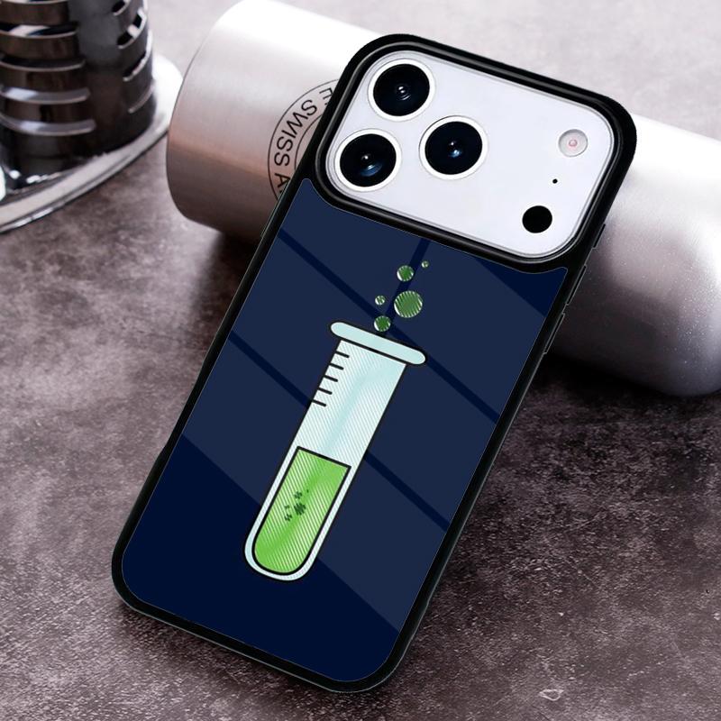 Science Chemistry Style Phone Case For iPhone 17,16e,15,14,13,12,11,Mini,Pro,MAX soft Silicone Cover
