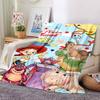 Mickey Minnie Love Flannel blanket, soft and warm, suitable for beds and sofas, all seasons, portable travel blanket. 073066