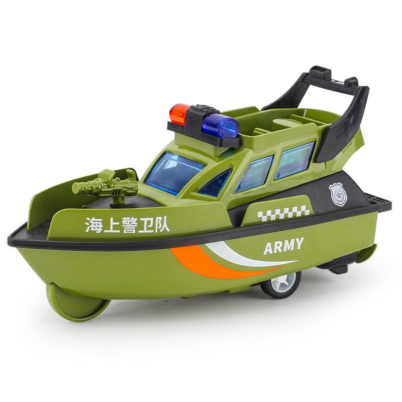 Children's Inertia Police Car Toy Boy Simulation Off-road Drop-resistant Fire Car Model Gift