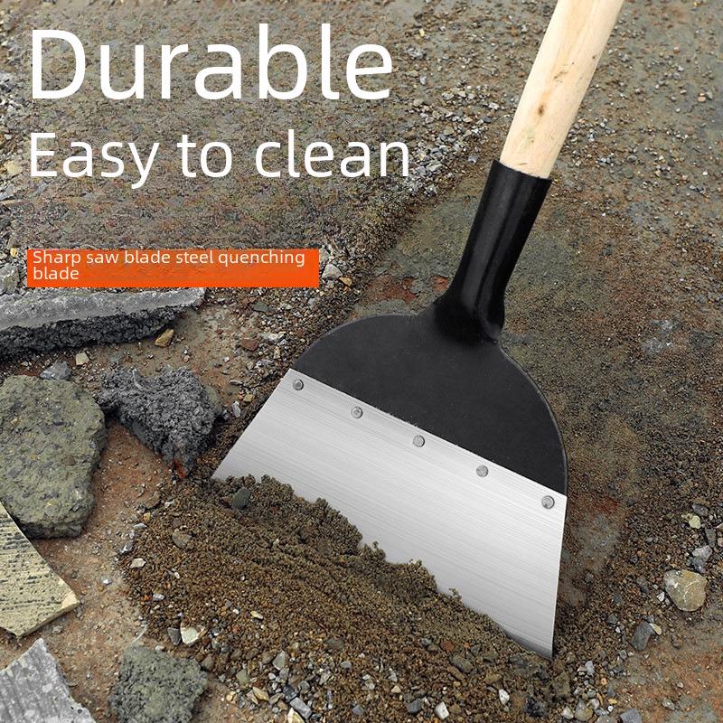 Víceúčelová lopata z manganové oceli na čištění ledu, hnoje a kotců pro hospodářská zvířata