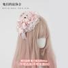 Bow Lace Headband Hair Clip Headband Kc Flat Hat Pink Lolita Hair Accessories Hairpin
