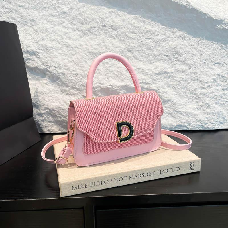 Letter Bag Women's High-end Texture 2025 Summer New Retro European and American Fashion Single Shoulder Oblique Span Bag