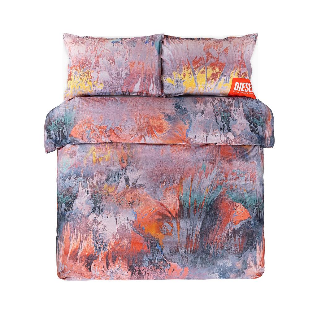 Duvet Cover with Pillowcases Acid Flowers In Percale