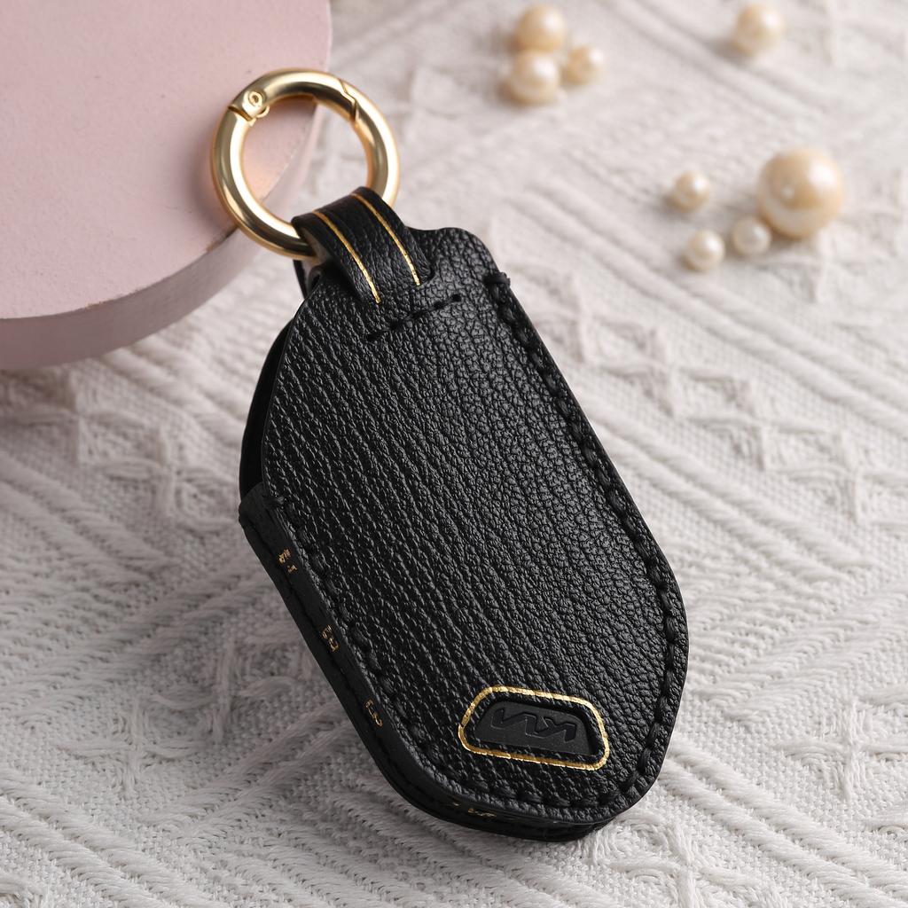 Customized for the new Kia EV5 key cover, Korean KIA car leather handmade high-end cowhide protective bag