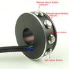 1 Inch Universal Vintage Motorcycle Handlebar Switches Aluminum Alloy CNC Multifunction Handlebar Control Button Self-locking Switch