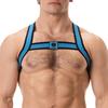 Colin Blue Elastic Harness - Barcode Berlin - Men's Harness