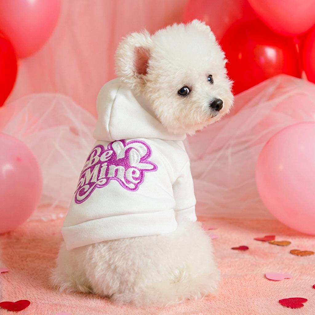 Pet circle, dog small dog clothes, cat clothing, autumn and winter Valentine's Day love collection