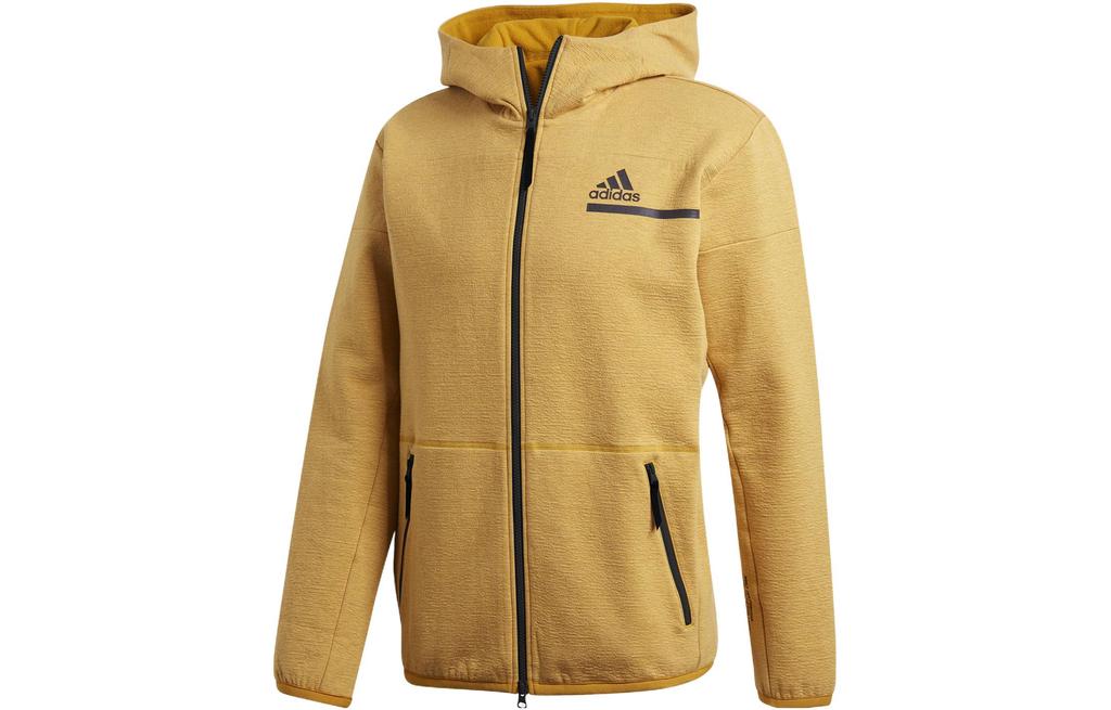 Adidas Jackets Men's Gold Hooded Moderate Other GU2078
