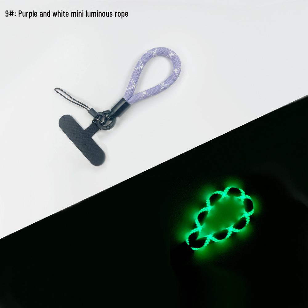 

Светящийся мини-шнурок для телефона с многофункциональным тросом безопасности для камеры и зажимом для брелока