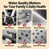 50PCS Faucet Filter Cotton Safe Tap Water Pre-Filter Pads Anti-Splashing for Daily Washing Kitchen Bathroom Use