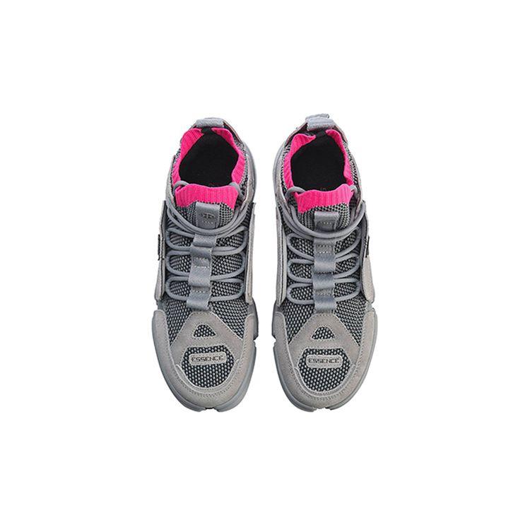 Li Ning Wudao Ace Shock Absorbing Non-Slip Lightweight Mid-Top Sports Casual Shoes Men Sneakers Gray AGBN069-6