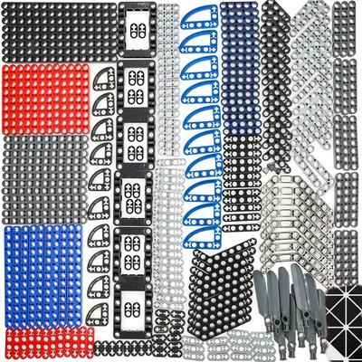 Domoni Technical Beam Frame Slim Axle Lift Arm Set for LEGO Kits, 284 Pieces, Robot Helicopter Propeller MOC Supplemental Block Set