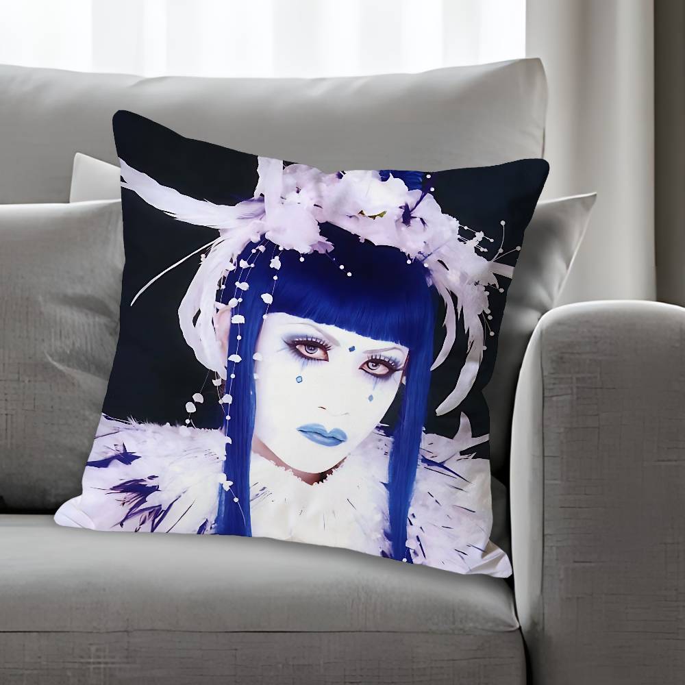 MMana MMalice Gothic Pillow Cases for Bedroom Living Room Sofa Home Decor Polyester Cushion Cover with Zipper