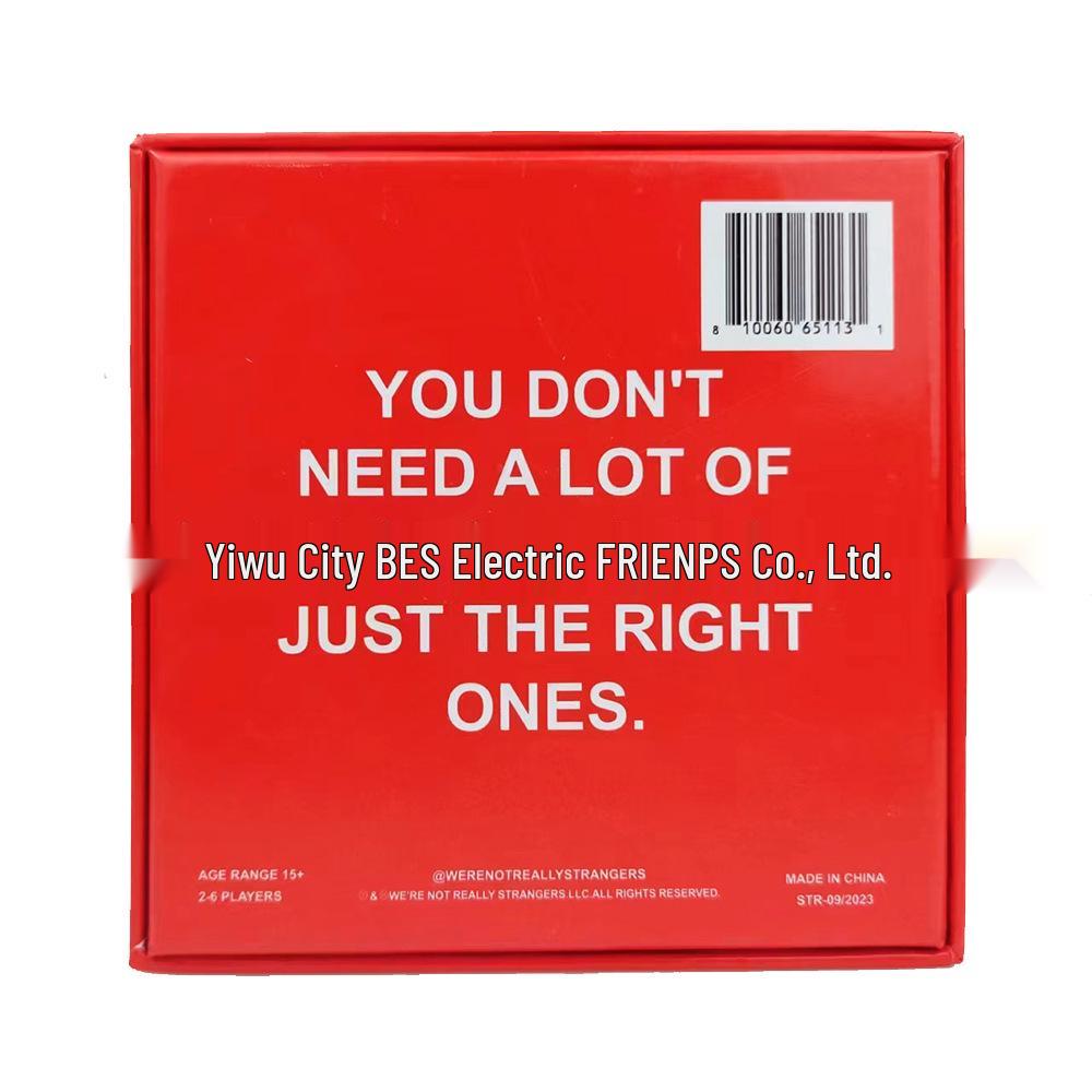 We'reNotReallyStrangers Party Game Cards