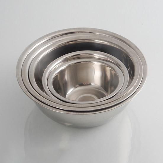 5Pcs Stainless Steel Mixing Bowls Set Food Grade BPA Free Polished Surface Thickened Multi-Functional Large Soup Basins