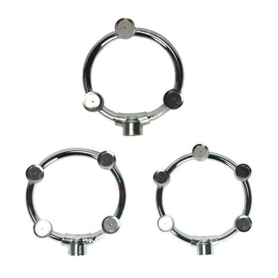 Ring Watering Sprinkler Stainless Steel Mist Sprayer with Nozzles High Pressure Gardening Sprinkler Head for Garden Irrigation