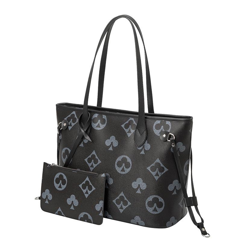 

Trendy new big bag, retro printed tote bag, large capacity child and mother bag, portable shoulder bag.