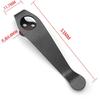 1pc Titanium Alloy Knife Pocket Clip Back Clamp For CldSteel Ti Lite 26SP Hold Out Finn Wolf Gunsite Counter Point DIY Parts