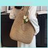 Stylish Woven Straw Tote Bag For Women Large Capacity Casual Beach Bag Essential