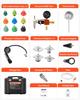 Coolant Pressure Tester Kit, 28Pcs Radiator Vacuum Refill Kit with 4 Adapters, Universal Fit, Automotive Cooling System Pressure Tester Kit, with
