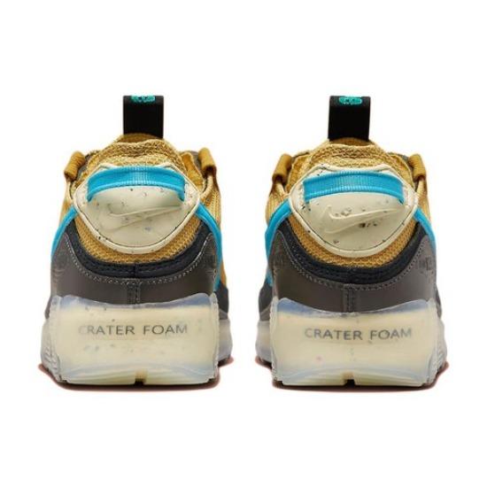 Nike Air Max Terrascape 90 Low Wheat Gold Blue Lightning - DQ3987-700