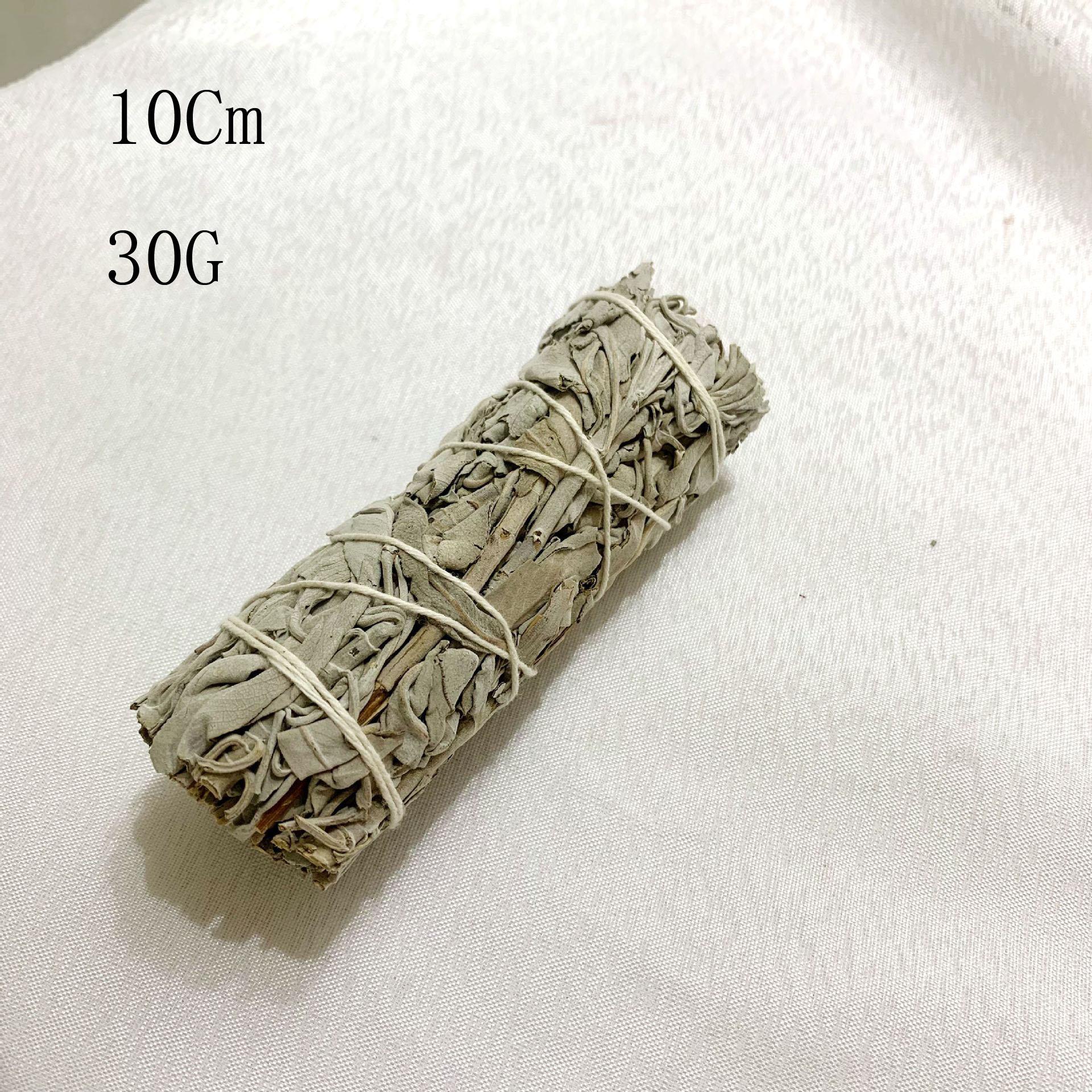 

10 см, 30 г, набор белого шалфея, калифорнийская палочка для размазывания, палочка для духовных благовоний, горящие связки для ароматерапии, энергетического очищения 1 Pcs 30g 10cm