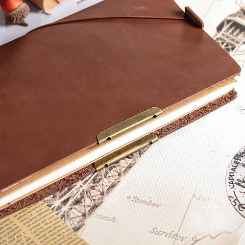 Fromthenon Metal Texture Retro Cowhide Traveler Notebook Metal Edge Decoration and Protection Supplies