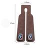 Quality 2 in 1 Car Headrest Hook Premium Suede Rear Seat Hanging Dual Hook For BMW F20 F21 F22 F23 F30 F31 F32 F33 F44 F45 E46