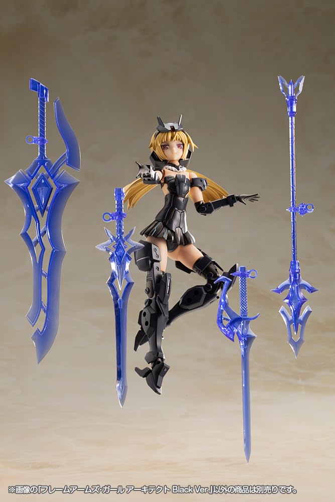 KOTOBUKIYA Frame Arms Girl Architect Black Height 150mm plastic model Ver. approx. non-scale