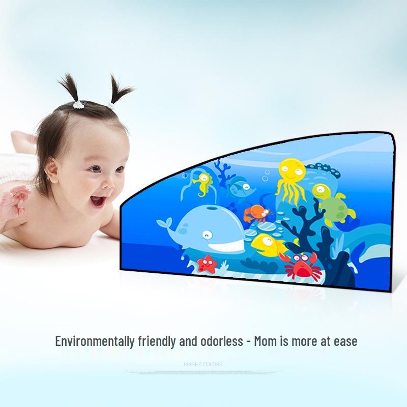 Car Cartoon Magnetic Sun Shade: Heat Insulation & Privacy for Side Windows