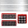 Metal Stamp Set Steel Alphabet Stamp Set Bench Block Pressing Die Imprinting