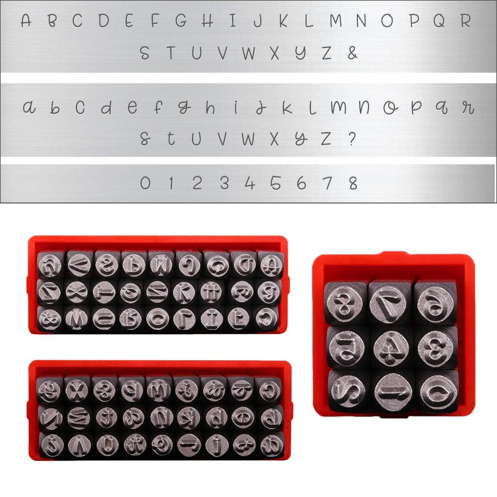 Metal Stamp Set Steel Alphabet Stamp Set Bench Block Pressing Die Imprinting