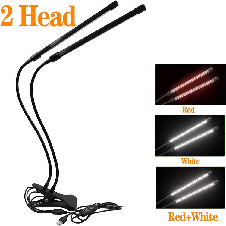 Lampă LED pentru creșterea plantelor Phyto Lamp pentru plante de interior cu control spectru complet Fitolamp Lumină pentru casă Fitolamp cu clemă pentru răsaduri de flori