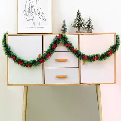 1 STÜCK 2M Weihnachtsbaum Lametta Girlande Weihnachtsdeko für Zuhause 2026 Metallische Twist Girlande Weihnachtsornament Neujahrsparty Deko