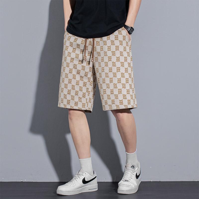 Loose Shorts Men's Thin Quarter Pants Large Pants Casual Quick-drying Beach Pants