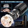 Automatic Male Masturbator Thrusting Rotating Vibration 3D Realistic Sleeve Hands-Free Adult Sex Toys for Men