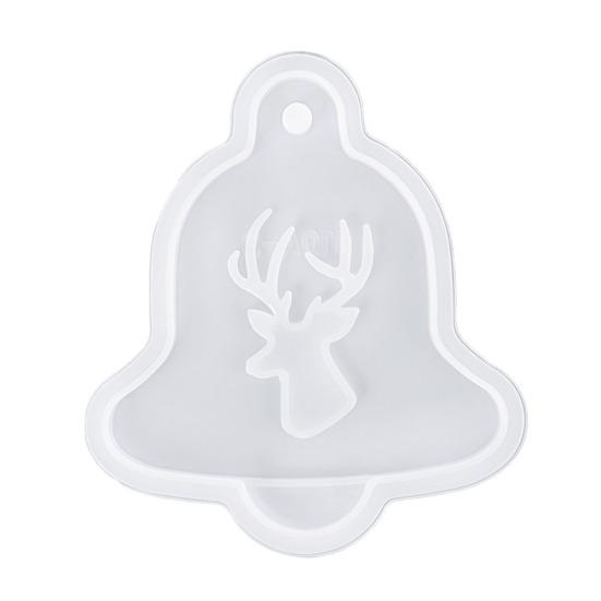 Christmas Silicone Resin Molds for Making Deer Santa Snowman Ornaments DIY Crafts Epoxy Casting Glue Mold Cake Decorating Supplies