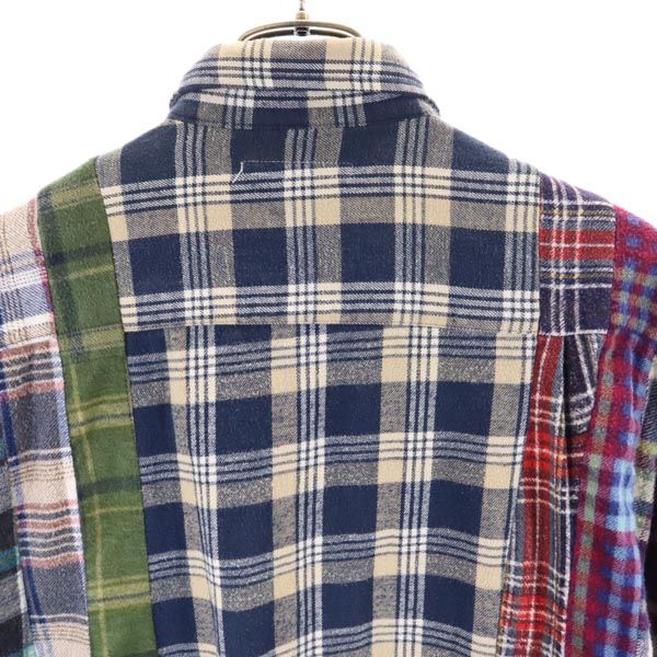 Rebuild by Needles Made In Japan Check Pattern Long Sleeve Shirt S Men's Used