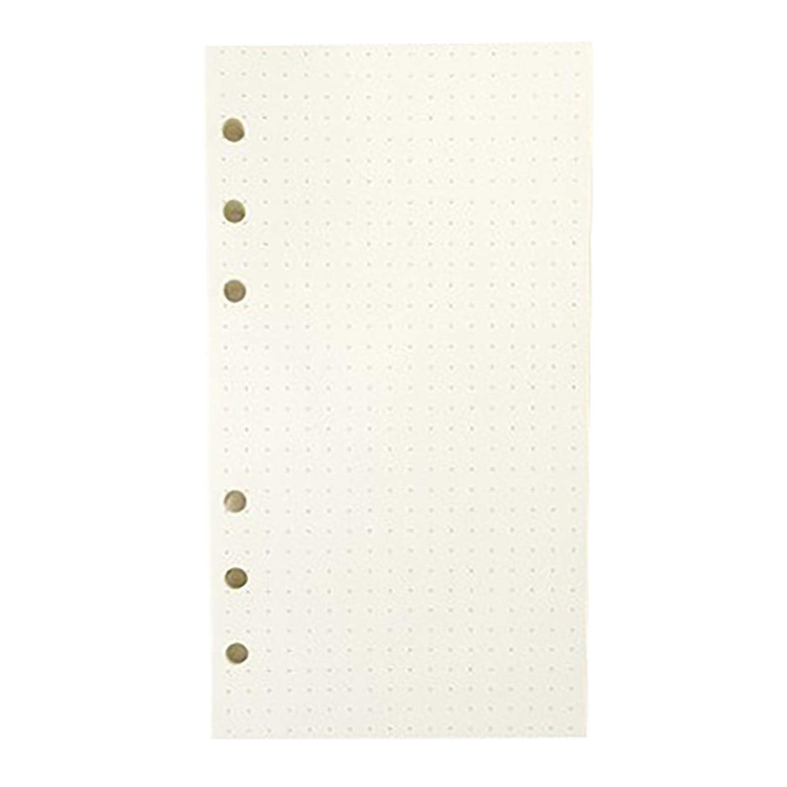 

6 колец колледжа линованная бумага для письма, A6 планировщик вставки бумага сменный блок для A6 переплет блокнот журнал One Size