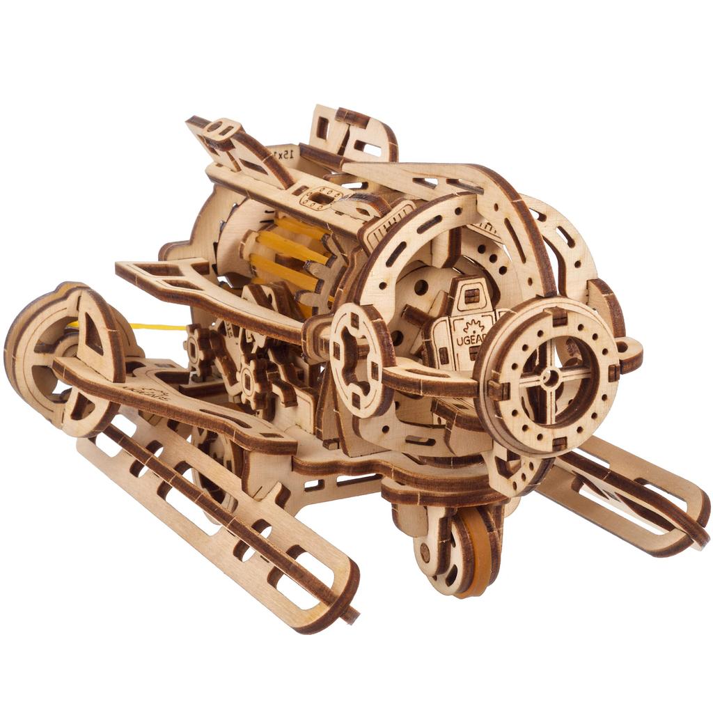 Ugears Steampunk Submarine 70229 Wooden 3D Puzzle Craft No Glue or Tools Required