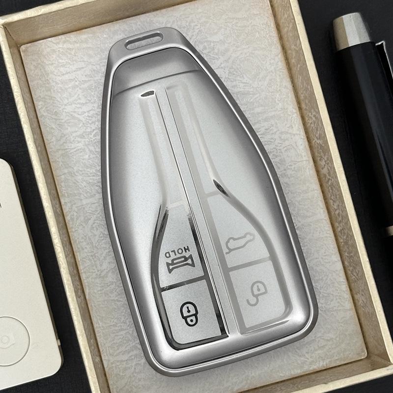 Aluminum Alloy Key Case & Car Keyring Holder for Hongqi H5/H7/HS5/HS7