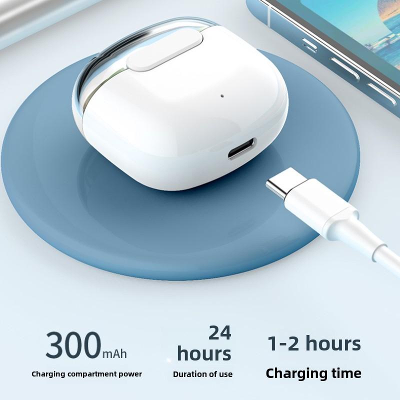 Novos Fones de Ouvido Bluetooth Sem Fio Tws Cápsula Transparente Semi-intra-auriculares Fones de Ouvido Sem Fio