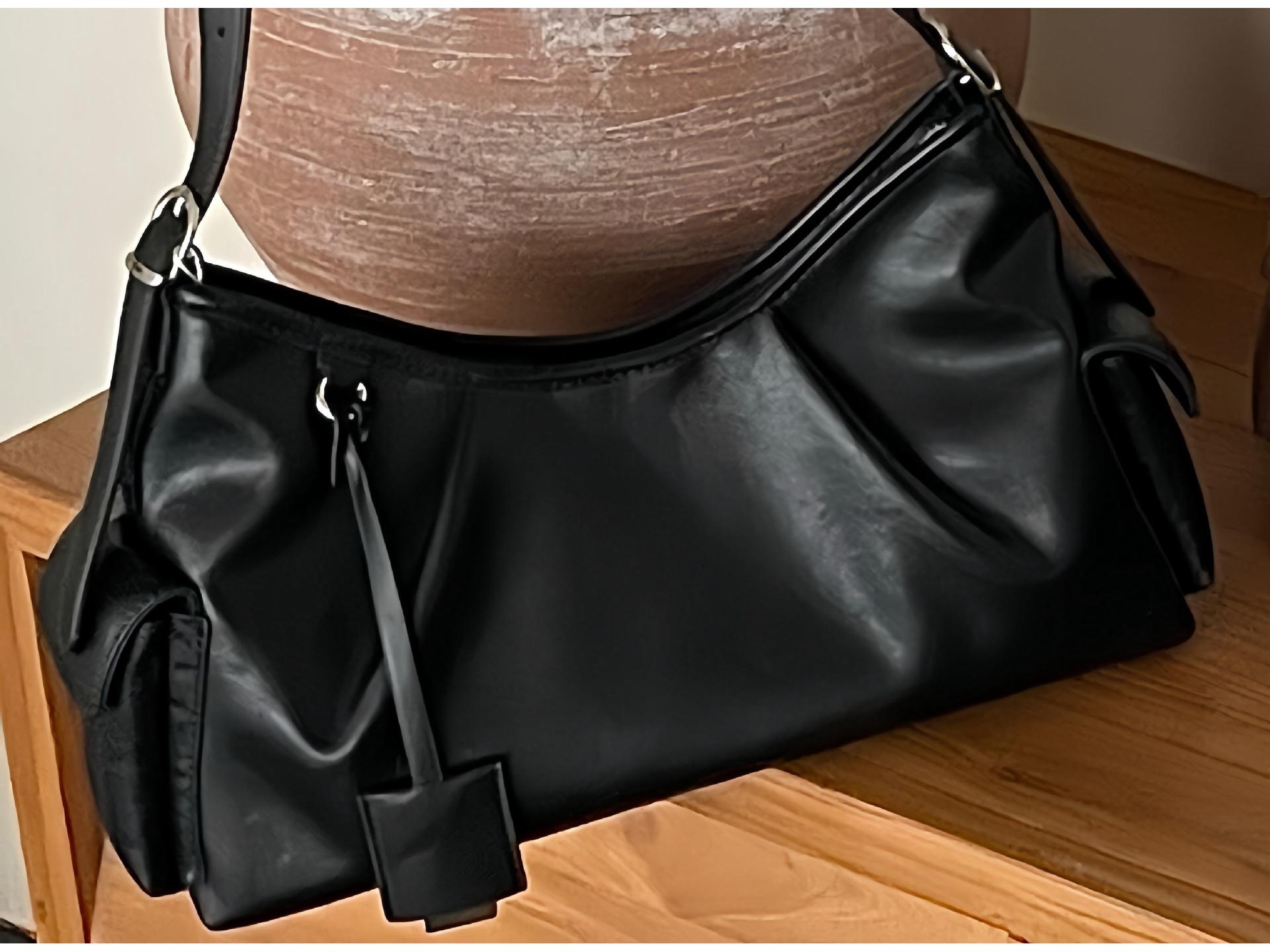 

New Star Vegetable Tanned Leather Xiaoyao Hobo Suede Tote - Women s Large Capacity Shoulder & Crossbody Bag 34cm x 9cm x 21.5cm